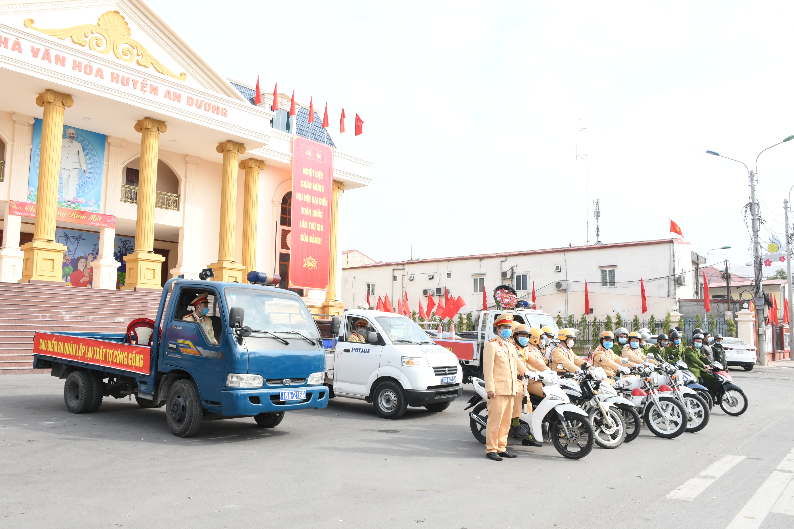 Bí thư chi bộ, Trưởng thôn Tân Thanh, xã Đại Bản, huyện An Dương gửi thư cảm ơn Công an xã Đại Bản (An Dương)